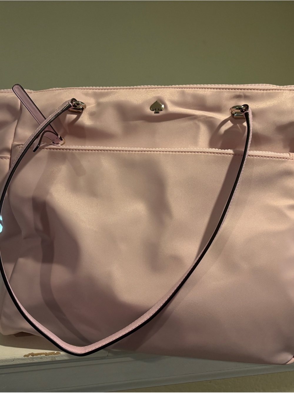 Kate Spade Pink Tote/Diaper Bag - Soft Blush Shoulder Bag